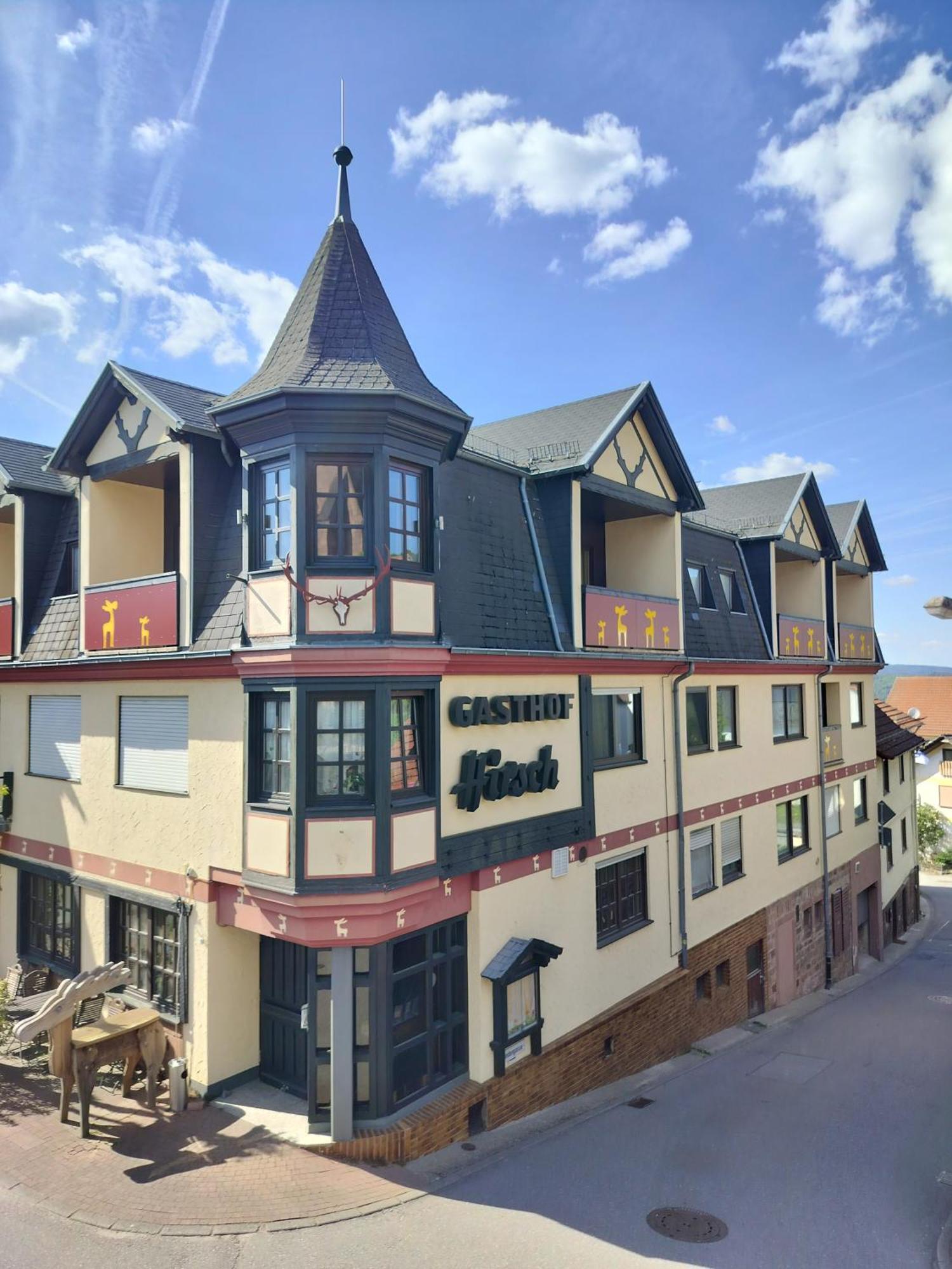 Hotel Hirsch Rothenberg Buitenkant foto
